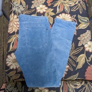 Free people low rise vintage blue cords size 29